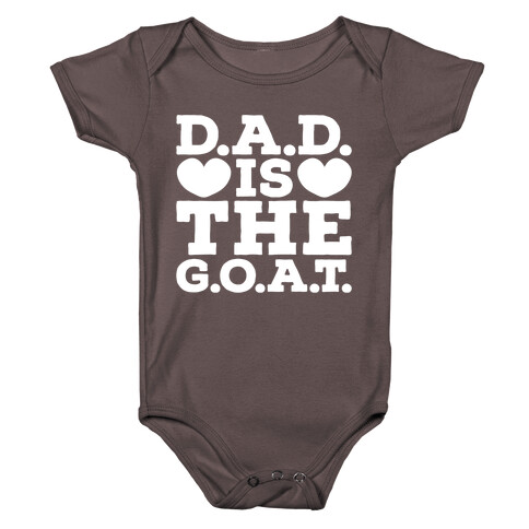 D.A.D. Is The G.O.A.T. Baby One-Piece