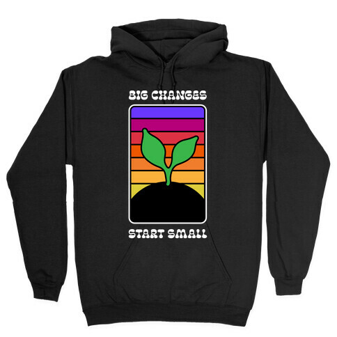 Big Changes Start Small Sprout Hooded Sweatshirt