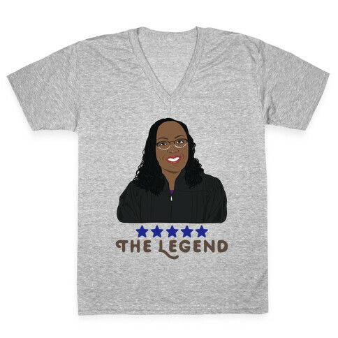 The Legend [Ketanji Brown Jackson] V-Neck Tee Shirt