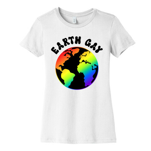 Earth Gay Womens T-Shirt