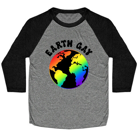 Earth Gay Baseball Tee