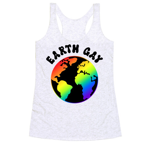 Earth Gay Racerback Tank Top