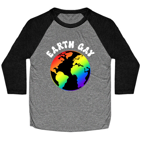 Earth Gay Baseball Tee