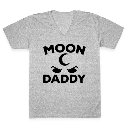 Moon Daddy Parody V-Neck Tee Shirt