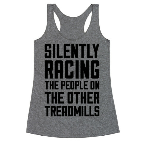 Silently Racing Racerback Tank Top