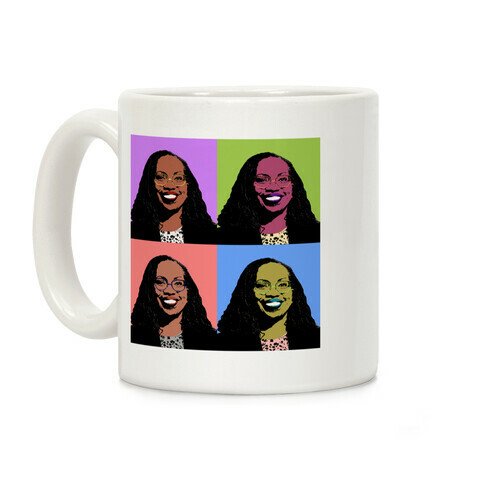 Pop Art Ketanji Brown Jackson Coffee Mug