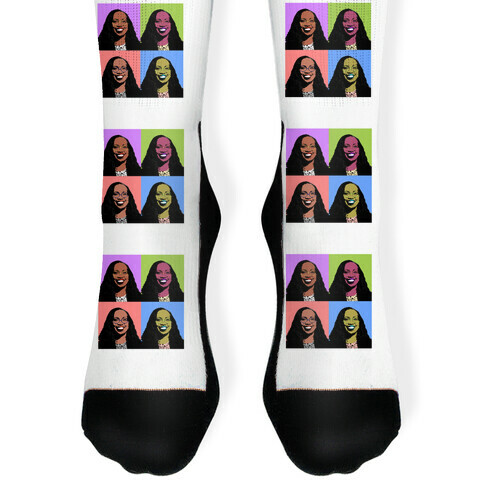 Pop Art Ketanji Brown Jackson Sock