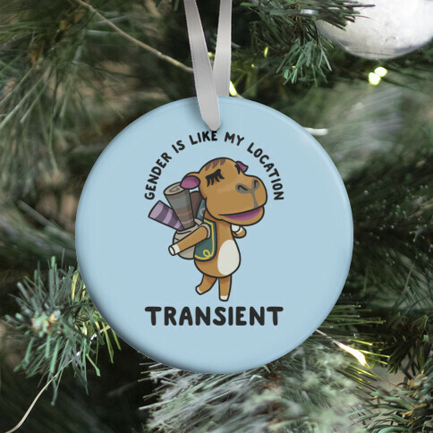 Gender is Like My Location Transient Sahara Ornament