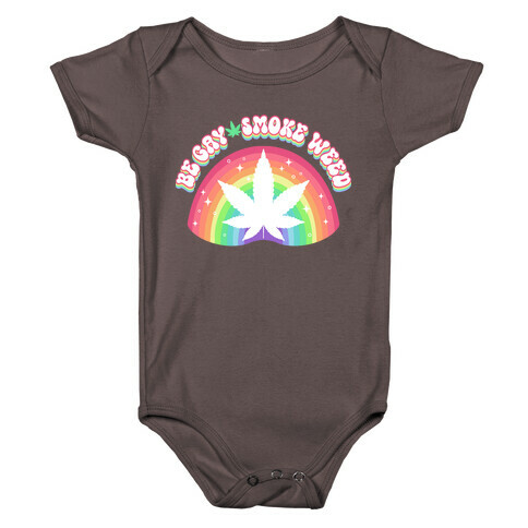 Be Gay Smoke Weed Baby One-Piece