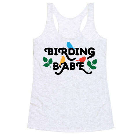 Birding Babe Racerback Tank Top