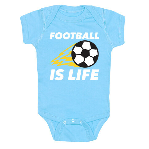 Football Is Life Baby One-Piece