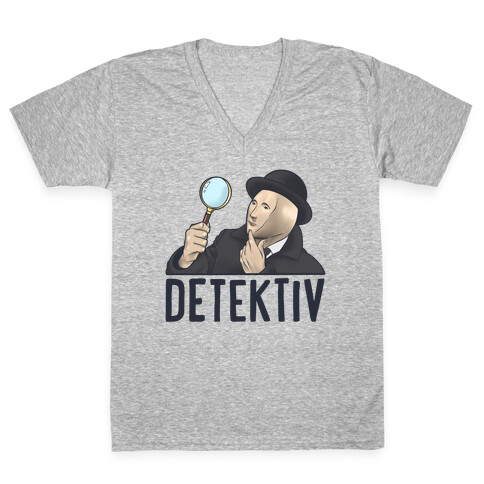 Detektiv Parody V-Neck Tee Shirt