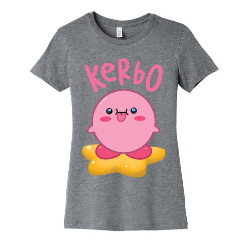 Kerbo Derpy Kirby Womens T-Shirt