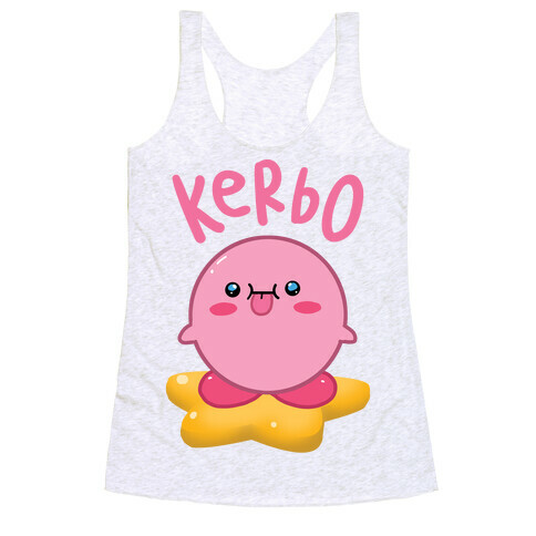 Kerbo Derpy Kirby Racerback Tank Top