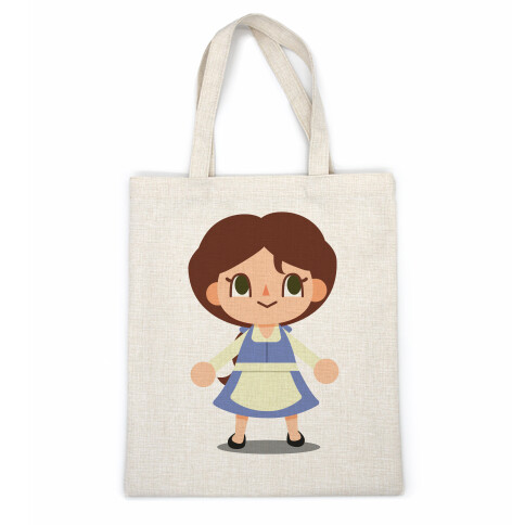 Princess Crossing Belle Parody Blue Casual Tote