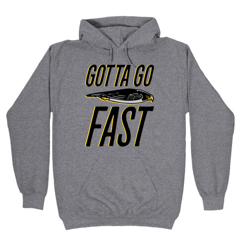 Gotta Go Fast Falcon Parody Hooded Sweatshirt