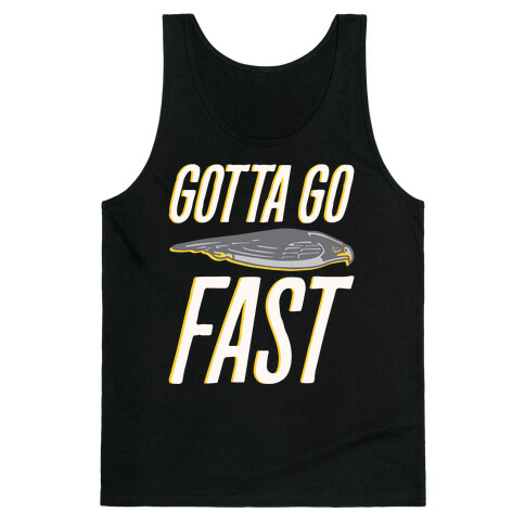 Gotta Go Fast Falcon Parody Tank Top