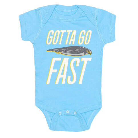 Gotta Go Fast Falcon Parody Baby One-Piece