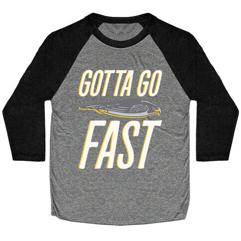 Gotta Go Fast Falcon Parody Baseball Tee