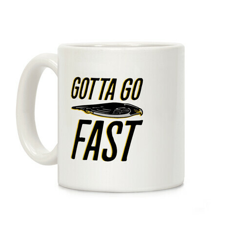 Gotta Go Fast Falcon Parody Coffee Mug