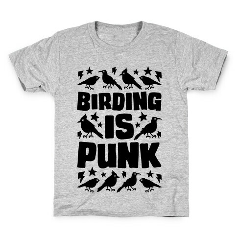 Birding Is Punk Kids T-Shirt