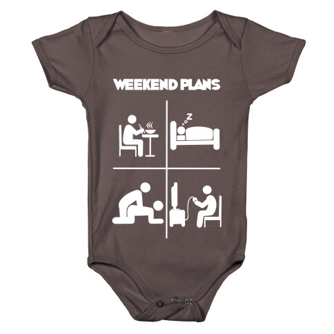 Weekend Plans  Baby One-Piece