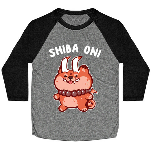 Shiba Oni Baseball Tee