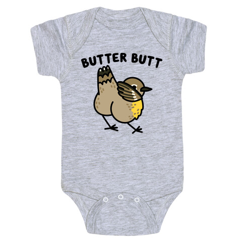 Butter Butt (Yellow Rumped Warbler) Baby One-Piece