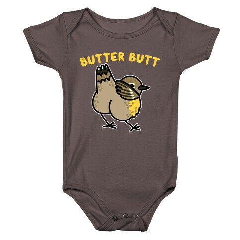 Butter Butt (Yellow Rumped Warbler) Baby One-Piece