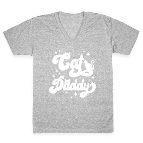Cat Daddy V-Neck Tee Shirt