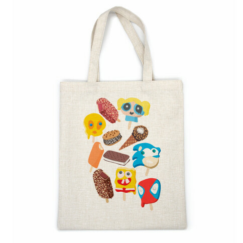 Ice Cream Truck Treats Pattern Casual Tote