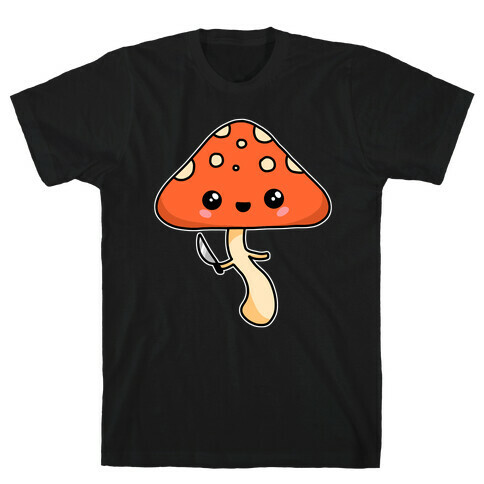 Mushroom With Knife T-Shirt