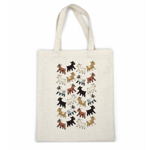 Baby Goats On Baby Goats Pattern Casual Tote