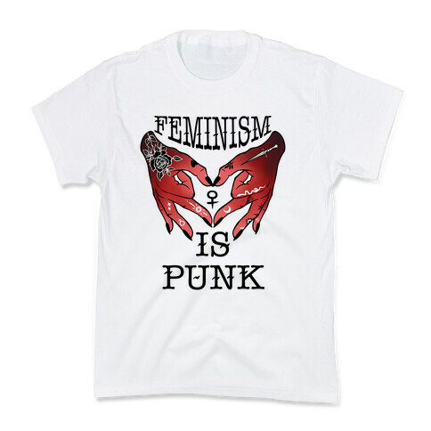 Feminism Is Punk Kids T-Shirt