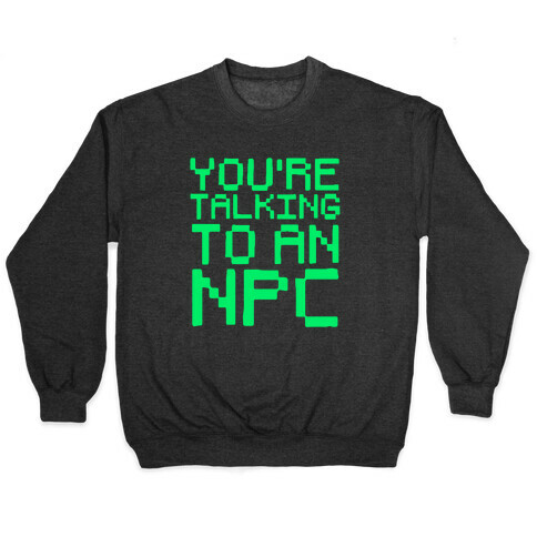 You're Talking To An NPC Pullover