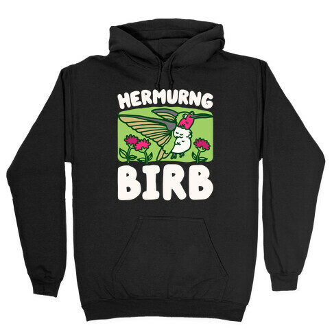 Hermurng Birb Derpy Hummingbird Hooded Sweatshirt