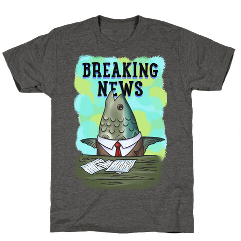 Fish News Anchor Parody T-Shirt