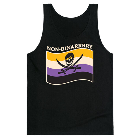 Non-binarrrry Pirate Flag Tank Top