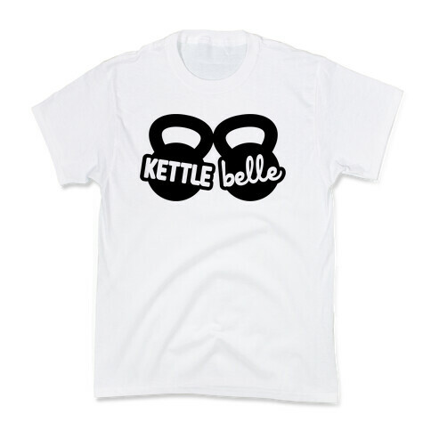 Kettle Belle Crop Top Kids T-Shirt