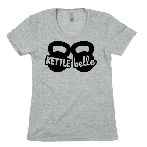 Kettle Belle Crop Top Womens T-Shirt