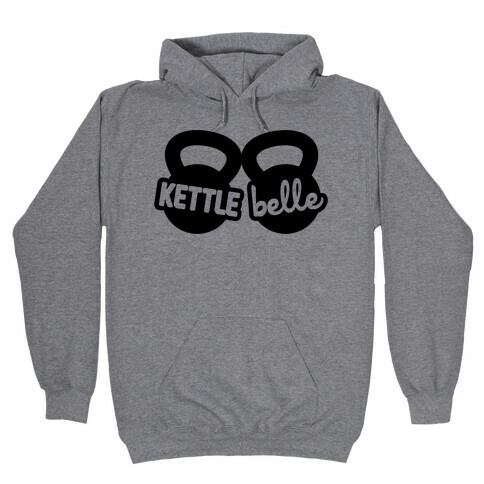 Kettle Belle Crop Top Hooded Sweatshirt