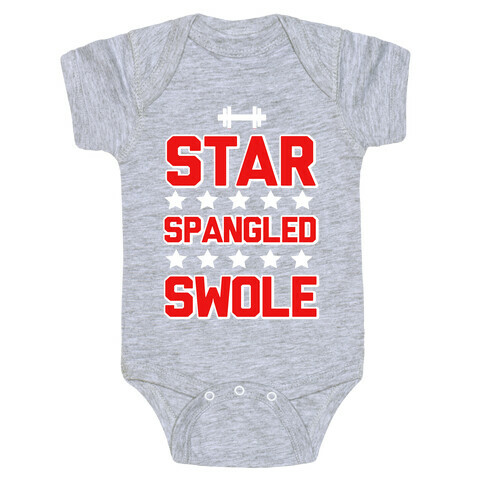 Star Spangled Swole Baby One-Piece