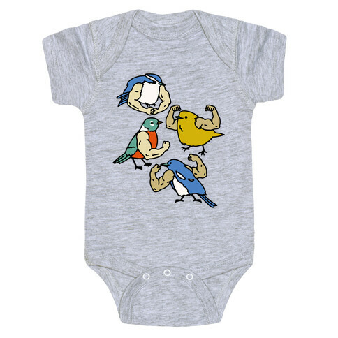 Buff Birds Baby One-Piece