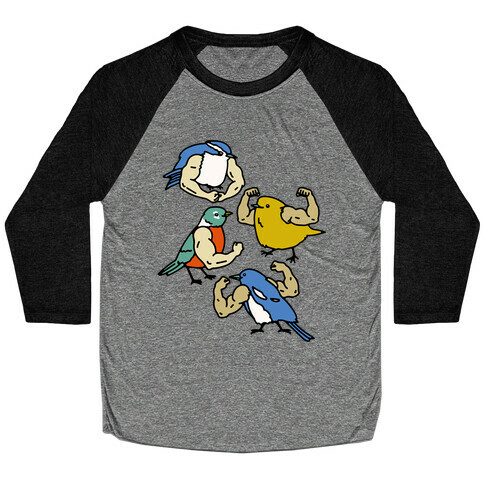 Buff Birds Baseball Tee