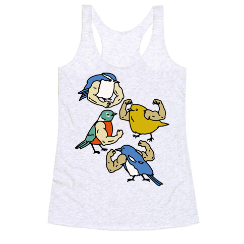 Buff Birds Racerback Tank Top