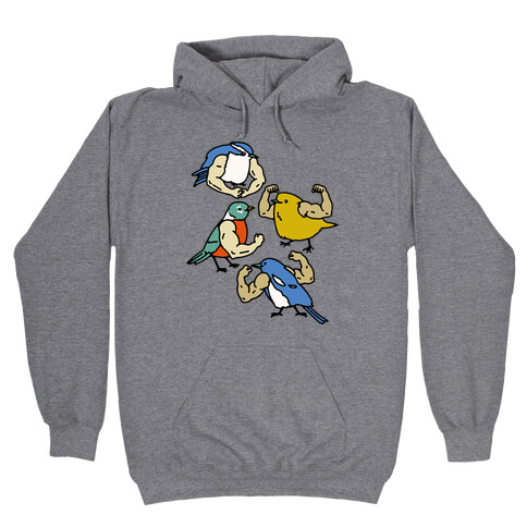 Buff Birds Hooded Sweatshirt