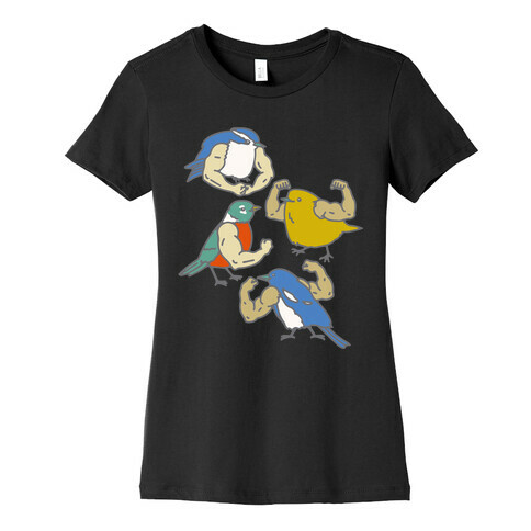 Buff Birds Womens T-Shirt