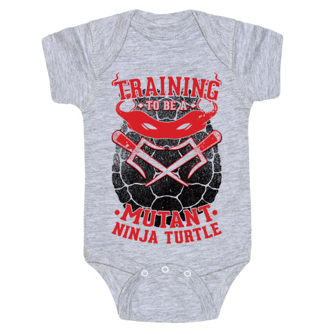 Training To Be A Mutant Ninja Turtle Baby One-Piece