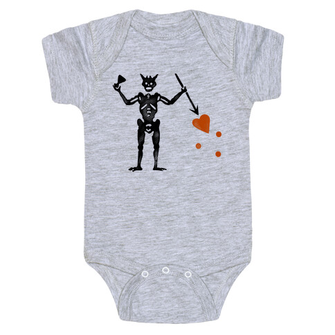 Blackbeard Flag  Baby One-Piece