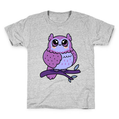 OwO Kawaii Owl Kids T-Shirt